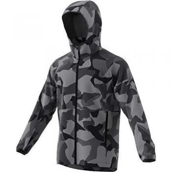 adidas Camo WB Ling Chaqueta, Hombre, Negro/Refsil, S
