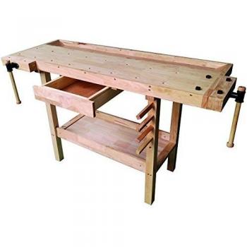 Vigor 4894510 Banco de Trabajo de Madera, marrón