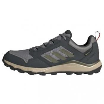 Zapatillas de Trail Running Adidas Terrex Tracerocker 2 Gore-Tex para Hombre, color Solid Grey/Olive Strata/Carbon, talla 42.5 EU