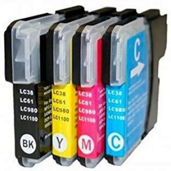 Inkoem M-LC980C Cartucho Compatible Brother LC980XL/1100XLC