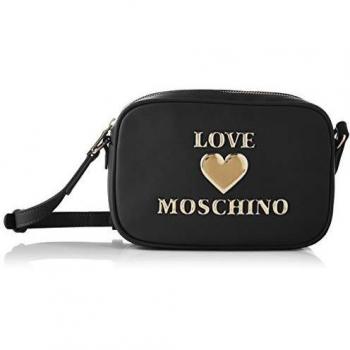 Love Moschino Precollezione SS21 | Borsa a Spalla da Donna, Bandolera para Mujer, Negro, Normal