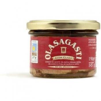 LOMOS DE ATUN CLARO CON ACEITE DE OLIVA 190 GR BIO