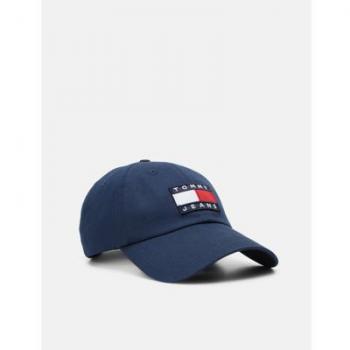 Gorra Tommy Heritage Marino con Parche Bordado y Visera Curva