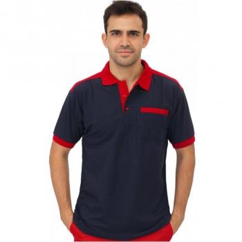 Vesin Polo-Amcargo-M - Polo m/c 1 bol.bicolor tergal l5000