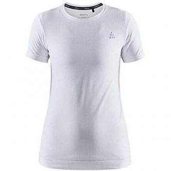 Craft Fuseknit Light Rn Ss W - Capa base para mujer, color blanco, tamaño medium