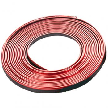 5 m tiras de interior de coche con bordes de metal flexible línea D ¨ ¦ cor