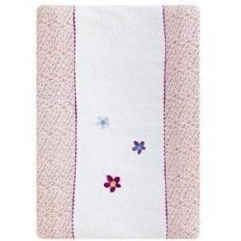 Funda Cambiador ajustalla 50x80 Ninette Blanco y Lila