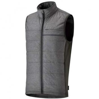 SHIMANO Chaleco para hombre Transit Pavement gris oscuro, talla L