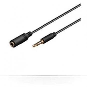 Cable de audio 3.5mm - 3.5mm, 3 metros, color negro