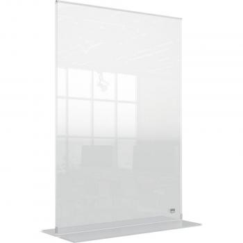 Porta Póster Acrílico Transparente de Sobremesa A3