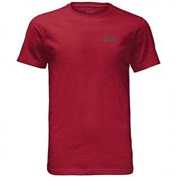 Jack Wolfskin, – -Camiseta, Essential, hombre, color indian red, tamaño extra-large