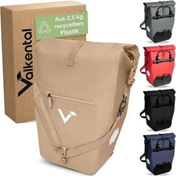 Bolsa de Bicicleta Valkocean 22-28L Impermeable de Reciclaje de Plástico Marino