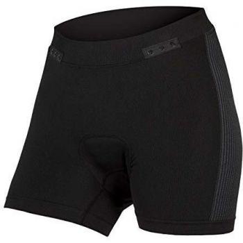 Endura Calzoncillos Boxer II Clickfast Negro con badana para mujer, culotte corto, talla M