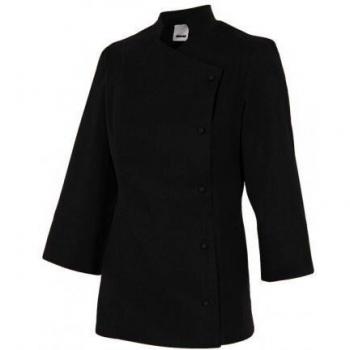 Velilla MELISA/C0/T40 Chaqueta de cocinera, Negro, 40