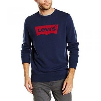 Levi's Graphic Crew B - Camiseta para hombre, color azul, talla XXL