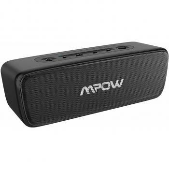 Altavoz Portátil Bluetooth 20W, Mpow R6 Altavoz Bluetooth TWS, Impermerable IPX7, Altavoz Portátil Exterior, Bass+ y Hi-Fi, 24H de Reproducción, para Móvil, Tableta, Fiesta, Oficina