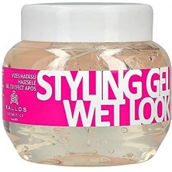 Gel Fijador Kallos Cosmetics Styling Wet (275 ml) - Gel para peinar, fijación fuerte, acabado húmedo, ideal para estilos definidos y duraderos