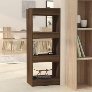 Librería/Partición Aglomerado Roble Marrón 40x30x103 cm