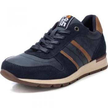 Zapatillas Deportivas para Hombre Refresh 172187 con Cordones y Suela de Goma, Color Marino, Talla 41 EU