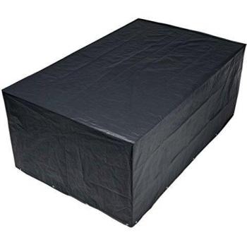 Nature Funda de Muebles de Jardín para Mesa Rectangular Gris Oscuro Cubierta