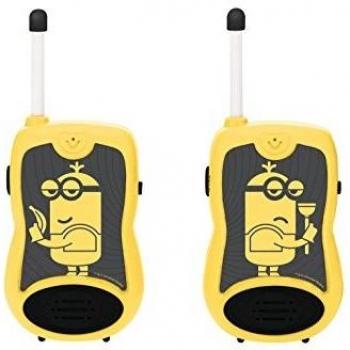 LEXIBOOK - Walkie Talkies Los Minions, rango 120 m