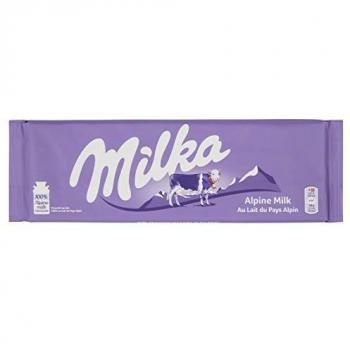 Milka Chocolate con Leche 270g - Tableta de chocolate con leche, sabor cremoso, envase de 270 gramos
