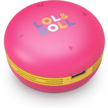 Energy Sistem Lol&Roll Pop Kids Altavoz Portátil Monofónico Rosa 5W TWS Bluetooth 5.0 USB-C 500mAh