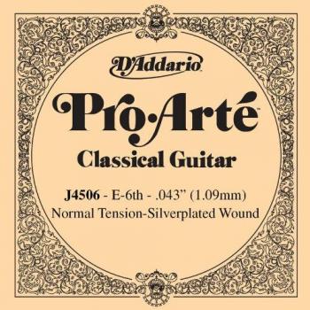 D'Addario Pro-Arte Nylon Classical Guitar String - Normal Tension - Sixth String (E6)