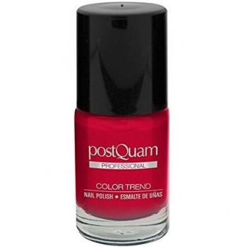 PostQuam Color Trend - Esmalte de Uñas | Esmalte Uñas Secado rapido - Color Rojo #Total Red