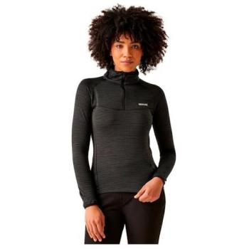 Regatta Women's Yonder II Black Half Zip Stretch Fleece Jacket, Size 10