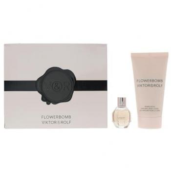 Viktor & Rolf Flowerbomb Eau De Parfum and Body Lotion 2-Piece Gift Set (7ml EDP + 50ml Lotion)