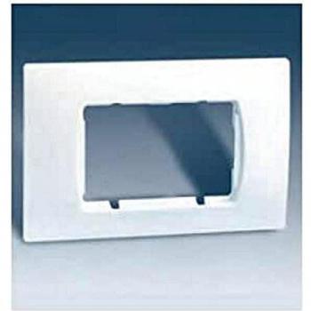 Simon 27613-61 - Placa Americana 3 Mod.Est.O 1 Anch.+1 E.