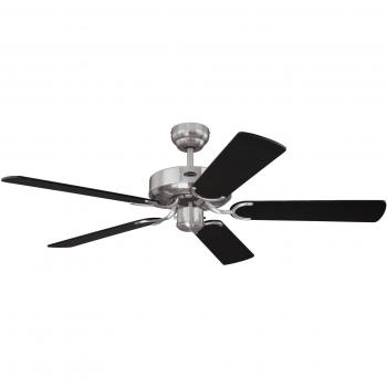 Westinghouse Ceiling Fans Cyclone Ventilador de Techo, 60 W, Acero Satinado