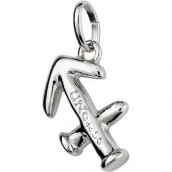 UNO de 50 Sagittarius Silver Plated Metal Charm