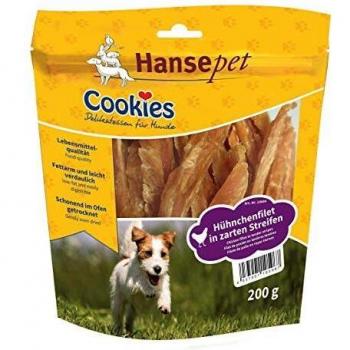 hansepet Cookies Pures pollo filetear dominan en rayas 3 x 200 g