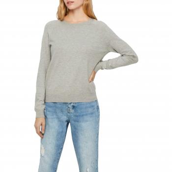 Vero Moda Maglia Pullover Donna 10203285-LIGHT Grey Melange