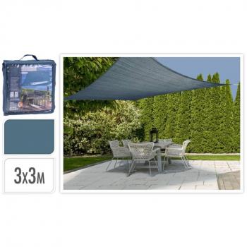 Toldo cuadrado azul 3x3 m ProGarden