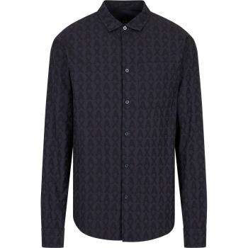 Armani Exchange Men's Casual Blue Shirt Size M