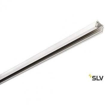 Riel electrificado trifásico EUTRAC blanco 1m