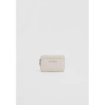 Stradivarius Ecru Rectangular Wallet OS