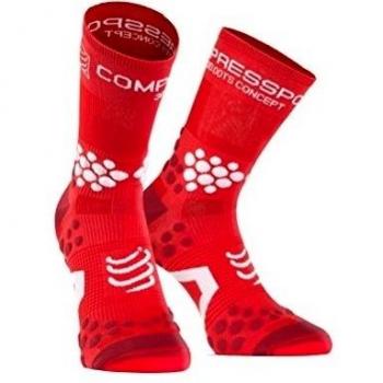 COMPRESSPORT Racing Socks Trail V2.1 Calcetín, Unisex, Rojo, 2