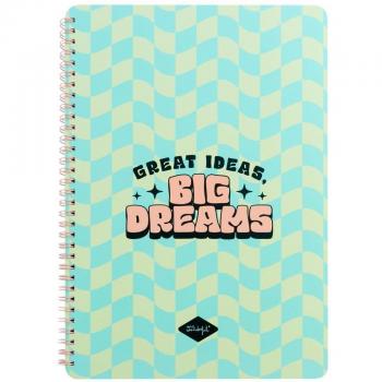 Mr. Wonderful Libreta A4 Espiral - Great Ideas Big Dreams