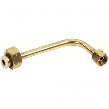 Tubo de llenado Sievert con rosca interna Shell 3/8 para gasfles con grifo