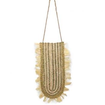 Adorno de Pared Beige Escocés 63x32x1 cm