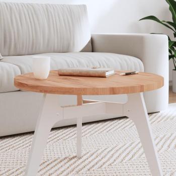 Tablero redondo de mesa Ø 60x2,5 cm de madera maciza de haya