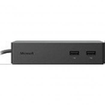 Microsoft Surface Dock - Estación de acoplamiento para dispositivos Surface (Pro, Book y Go) - Color Negro