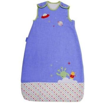 Vital Innovations 2615 grobag, saco de dormir infantil Little Aliens, 1.0 tog, 0 - 6 meses