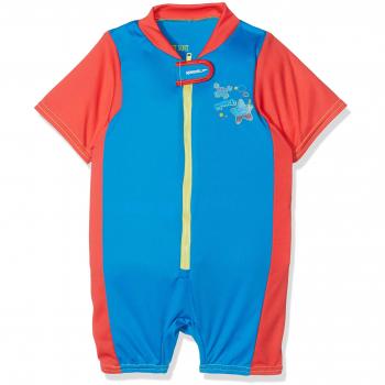 Speedo Sea Squad Traje de Baño con Flotador Integrado, Niños, Azul