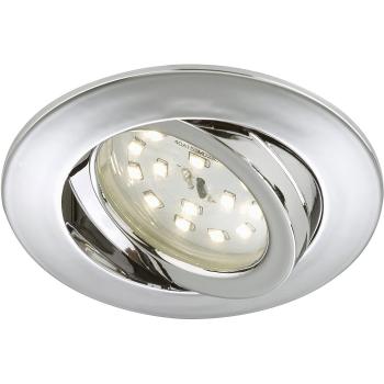 Foco empotrado LED orientable Erik cromo