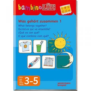 BambinoLÜK Libro ¿Qué pertenece junto? para niños de 3 a 5 años